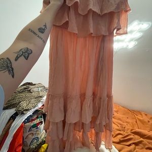Listicle Soft Pink Dress , perfect for photo shoots